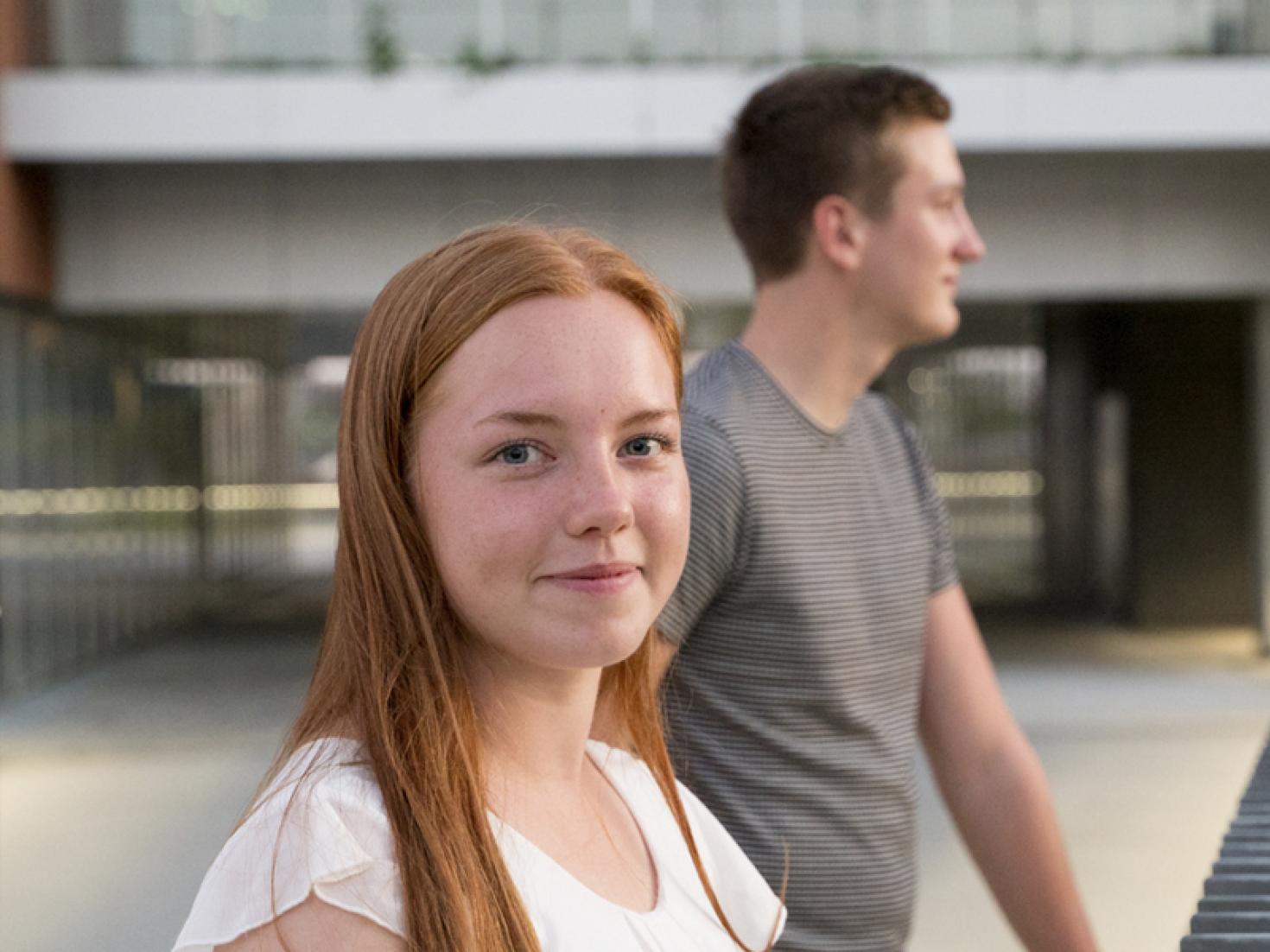 studerende fra Midtbyens Gymnasium 