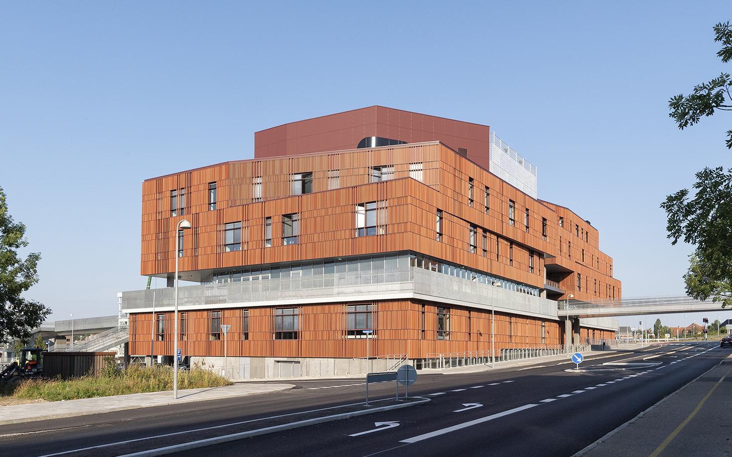 Midtbyens Gymnasium udsigt fra Viborg Midtby